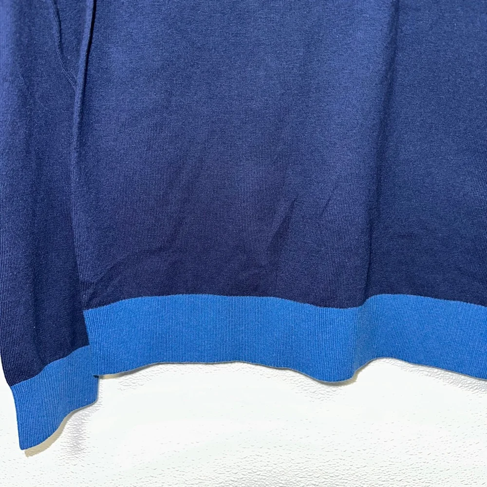 Mr. Turk Men’s NEW NWT Benton Pullover Size Small Navy Blue MSRP $328 Wool